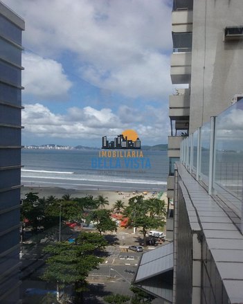 apartment em Rua Saldanha da Gama, Itararé - São Vicente - SP