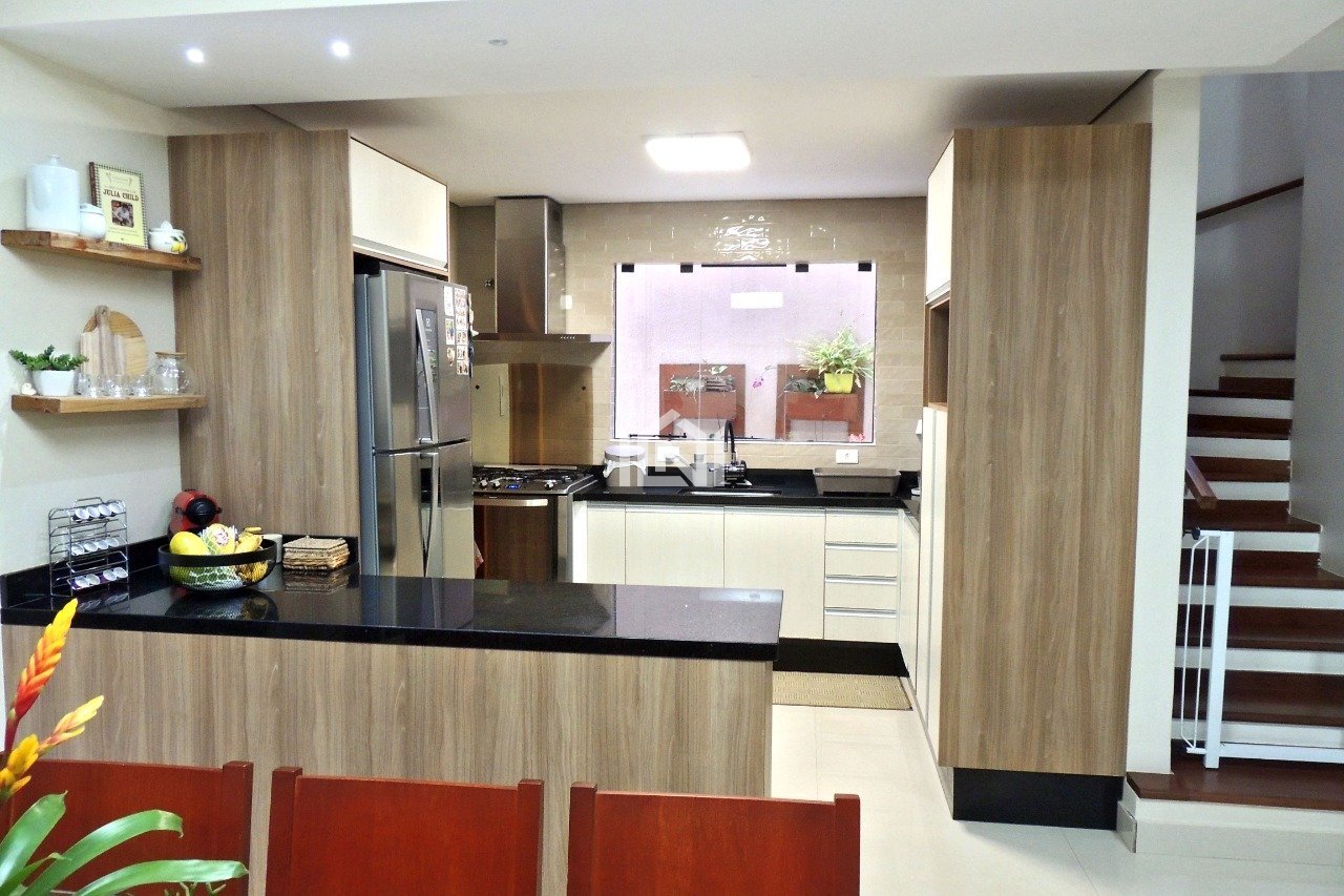 casa a venda condominio vila velha - sala de jantar e cozinha