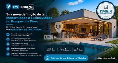 house em Rua José Pedroso, Condominio Bosque dos Pires - Itatiba - SP
