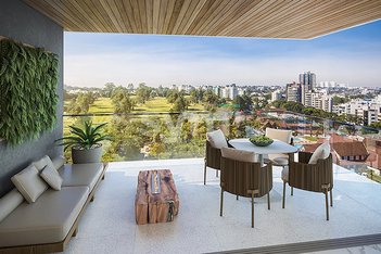 apartment em Avenida Munhoz da Rocha, Cabral - Curitiba - PR