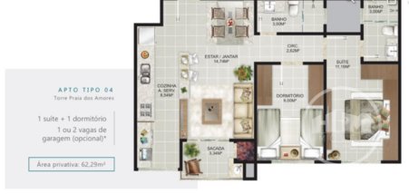 apartment em Avenida do Estado Dalmo Vieira, Praia dos Amores - Balneário Camboriú - SC