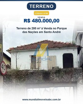 land_lot em Rua Estônia, Parque das Nações - Santo André - SP
