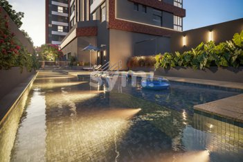 apartment em Rua Carneiro Lobo, Água Verde - Curitiba - PR