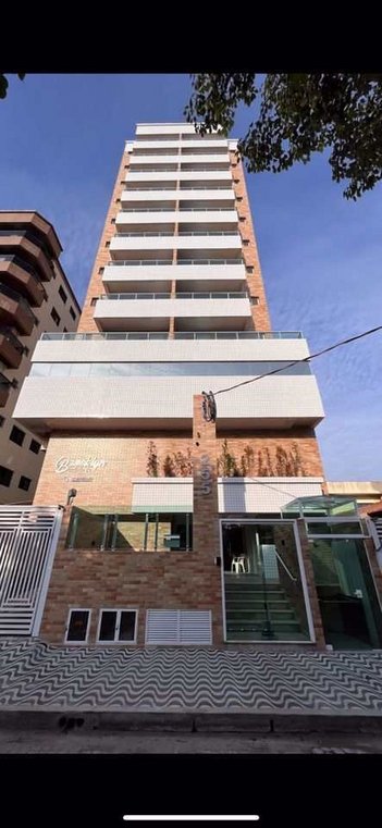 apartment em Rua Perequê, Guilhermina - Praia Grande - SP