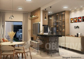 house em Rua Paulo Margonari, Luizote de Freitas - Uberlândia - MG