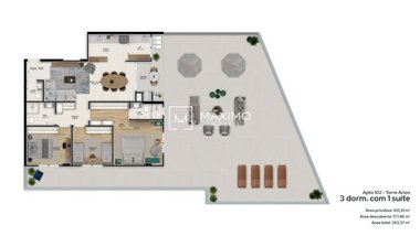 apartment em Rua Coronel Pedro Demoro, Balneário - Florianópolis - SC