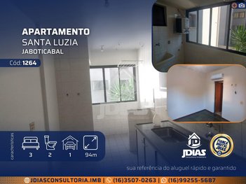 apartment em Avenida Ayrton Senna, Santa Luzia - Jaboticabal - SP