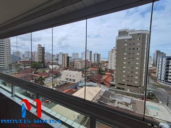 apartment em Rua Trinta e Um de Março, Mirim - Praia Grande - SP