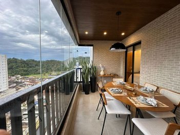 apartment em Avenida Costa Machado, Canto do Forte - Praia Grande - SP