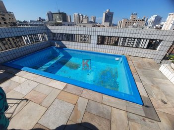 apartment em Rua Enguaguaçu, Ponta da Praia - Santos - SP