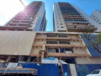 apartment em Rua Caribas, Aviação - Praia Grande - SP