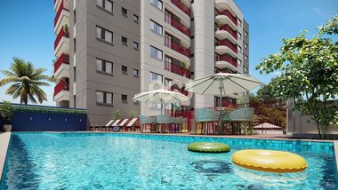 apartment em Rua dos Caçadores, Velha - Blumenau - SC