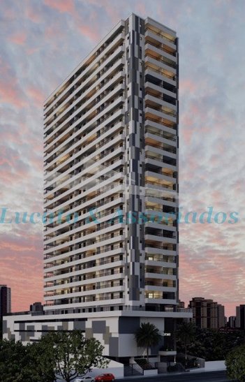 apartment em Rua Alberto Santos Doumont, Guilhermina - Praia Grande - SP