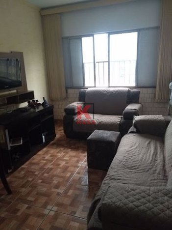 apartment em Rua Doutor Guedes Coelho, Encruzilhada - Santos - SP