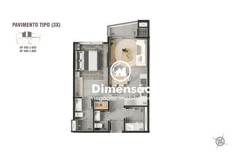 apartment em Rua Berta Lutz, Cachoeira do Bom Jesus - Florianópolis - SC