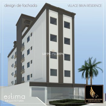 apartment em Paula Ramos, Coqueiros - Florianópolis - SC