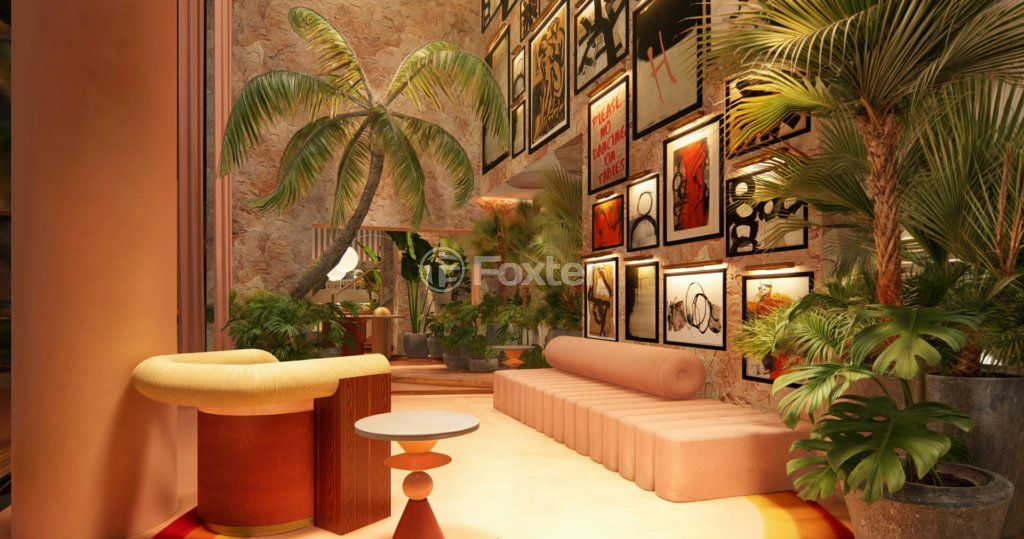 hall-de-entrada-decorado-com-arte-e-plantas