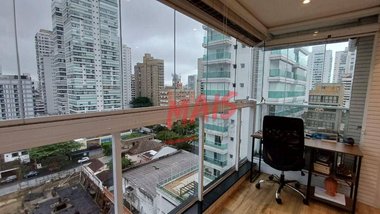 apartment em Rua São José, Embaré - Santos - SP