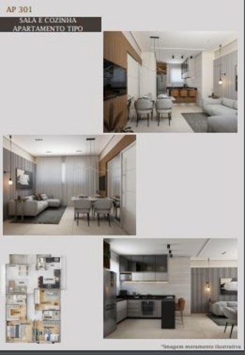 apartment em João Edmundo Caldeira Brant, Itapoã - Belo Horizonte - MG