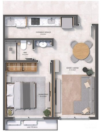 apartment em Avenida Prefeito Waldemar Vieira, Saco dos Limões - Florianópolis - SC
