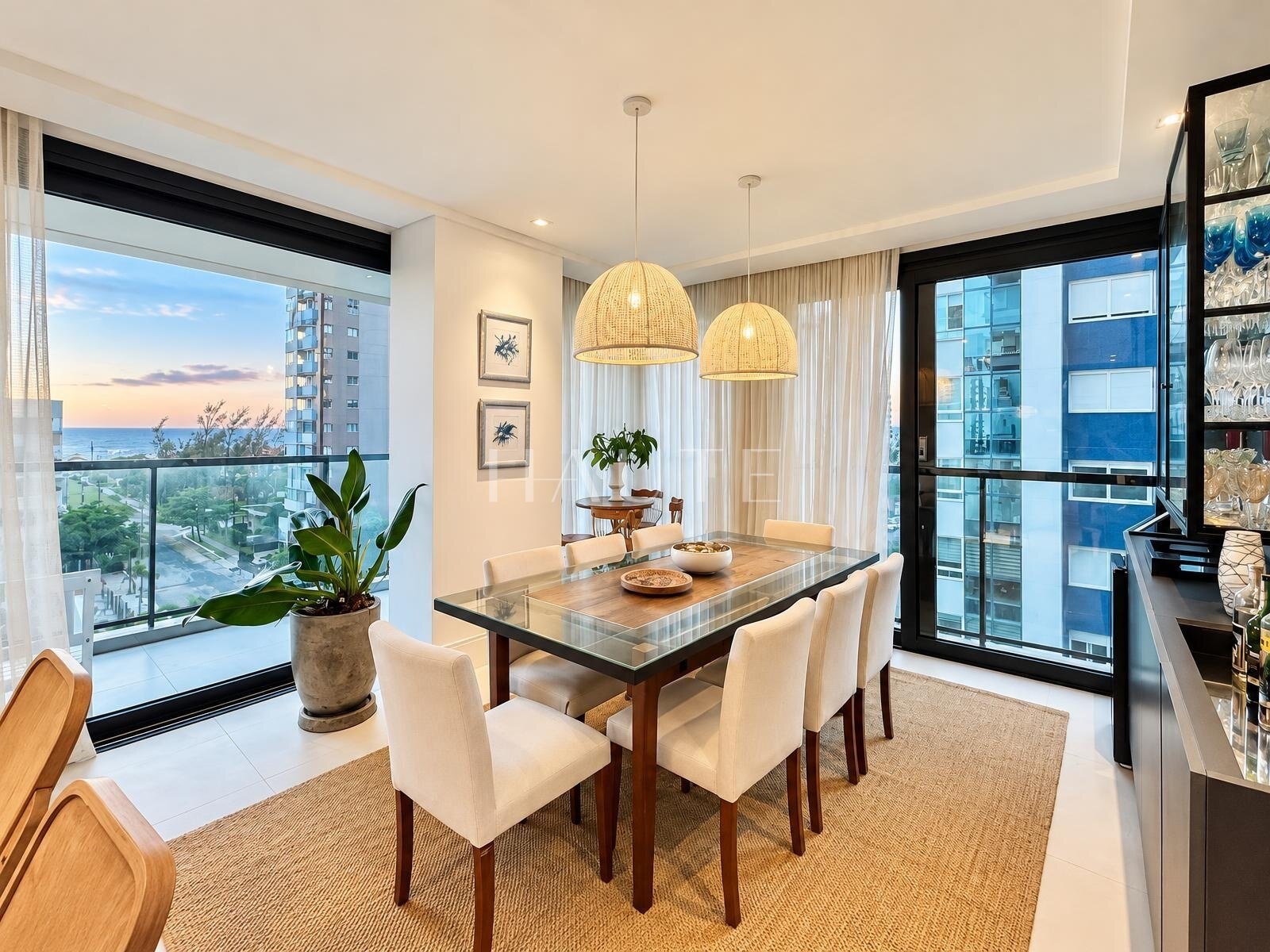 Apartamento de 215m² com 4 Suítes Semi Mobiliado no Ed