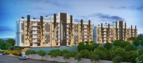 apartment em Rua Monsenhor Ivo Zanlorenzi, Cidade Industrial - Curitiba - PR