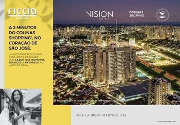 apartment em Rua Laurent Martins, Jardim Esplanada II - São José dos Campos - SP