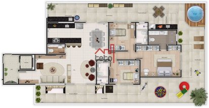 apartment em Rua dos Aeroviários, Pampulha - Belo Horizonte - MG