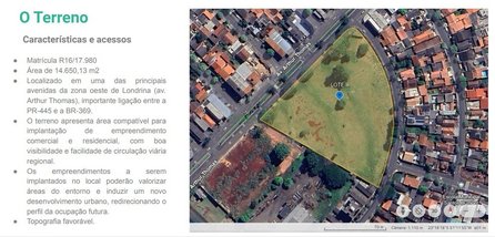 commercial_land_lot em Avenida Arthur Thomas, Rodocentro - Londrina - PR
