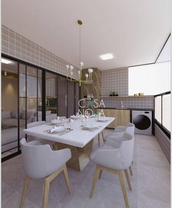 apartment em Praça Washington, José Menino - Santos - SP