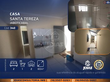 house em Rua Carlos Buck, Vila Santa Tereza - Jaboticabal - SP