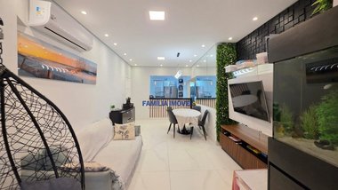 apartment em Rua Jorge Tibiriçá, Gonzaga - Santos - SP