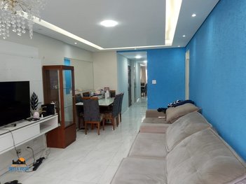 apartment em Avenida Manoel da Nóbrega, Itararé - São Vicente - SP