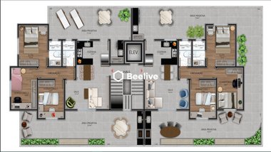 apartment em Rua Dona Queridinha, Itapoã - Belo Horizonte - MG