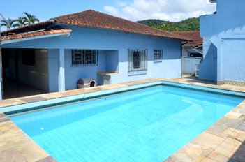 house em Rua Oswaldo de Andrade, Solemar - Praia Grande - SP