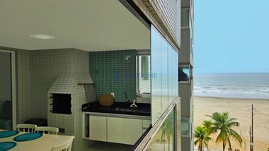 apartment em Avenida Presidente Castelo Branco, Aviação - Praia Grande - SP