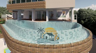 apartment em Avenida Presidente Kennedy, Guilhermina - Praia Grande - SP