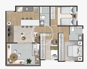apartment em Rua Otávio Tarquínio de Sousa, Campo Belo - São Paulo - SP