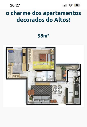 apartment em Avenida Samuel Martins, Jardim do Lago - Jundiaí - SP