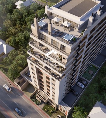 apartment em Rua Manoel Loureiro, Barreiros - São José - SC