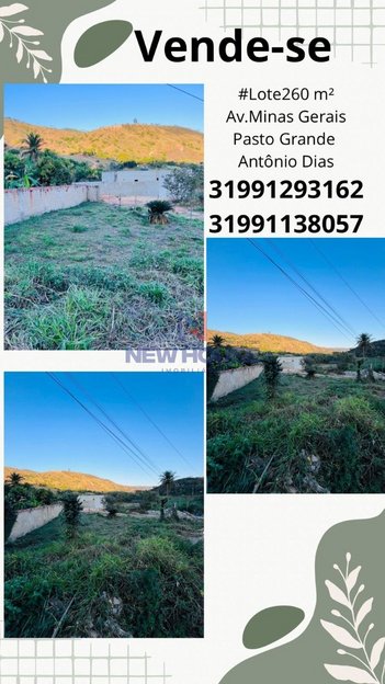 land_lot em Avenida Minas Gerais, Antônio Dias - Antônio Dias - MG