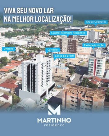 apartment em Rua XV de Novembro, Centro - São Ludgero - SC