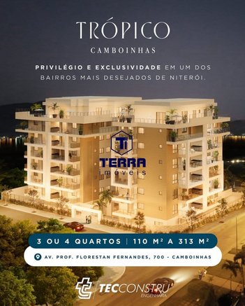 apartment em Avenida Professor Florestan Fernandes, Camboinhas - Niterói - RJ