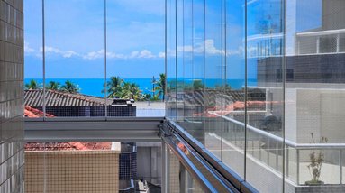 apartment em Rua Pedro Florindo, Guilhermina - Praia Grande - SP