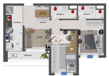 apartment em Rua Vinte e Oito de Julho, Fundação - São Caetano do Sul - SP