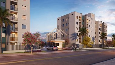 apartment em Rua Agostinho Brusamolin, Cidade Industrial - Curitiba - PR