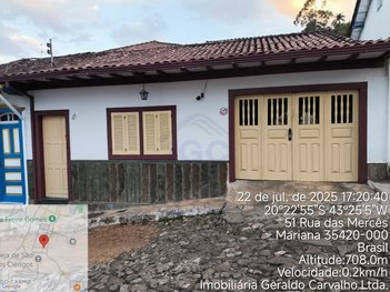 house em Rua das Mercês, Centro - Mariana - MG