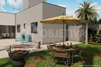 house em Rua Rogério Ananias  Barreiros Silva, Loteamento Portal do Vale II - Uberlândia - MG