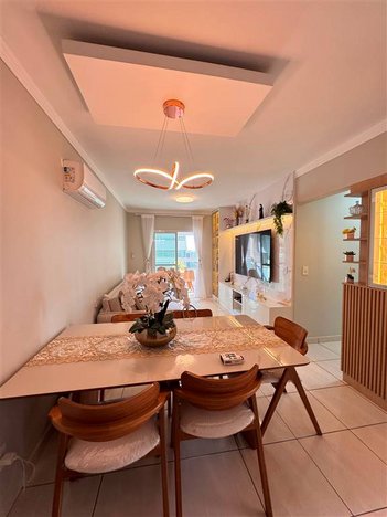 apartment em Praça Padre José de Anchieta, Guilhermina - Praia Grande - SP