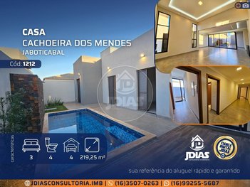 house em Rua Walter Cortarelli, Bourbon Residence - Jaboticabal - SP